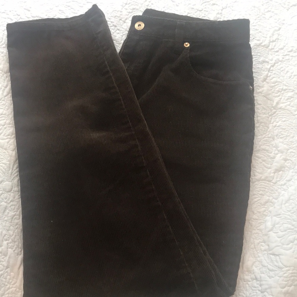 Brown corduroy jeans